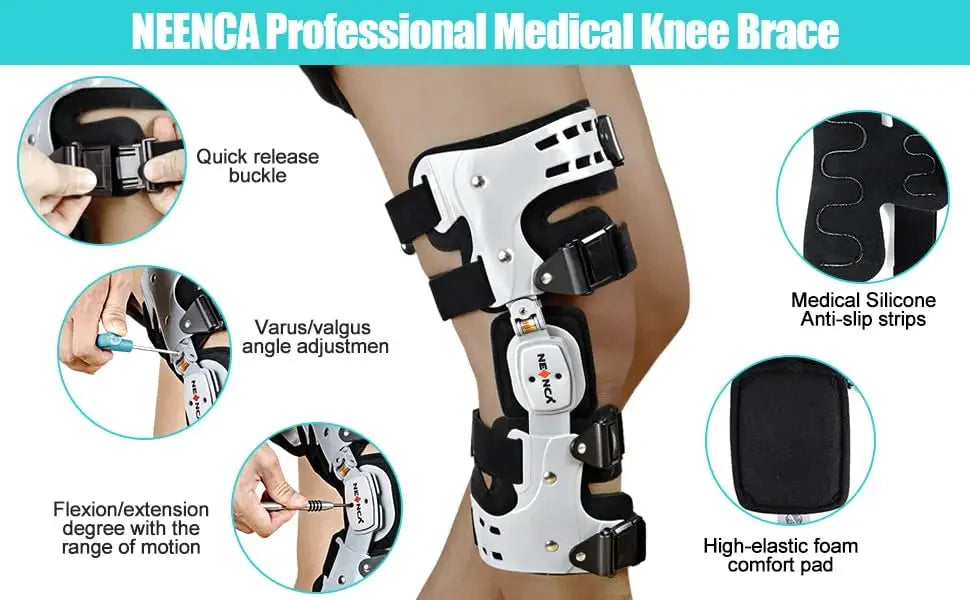 NEENCA OA Unloader Knee Brace Support for Arthritis Pain Osteoarthritis Cartilage Defect Repair Avascular Necrosis