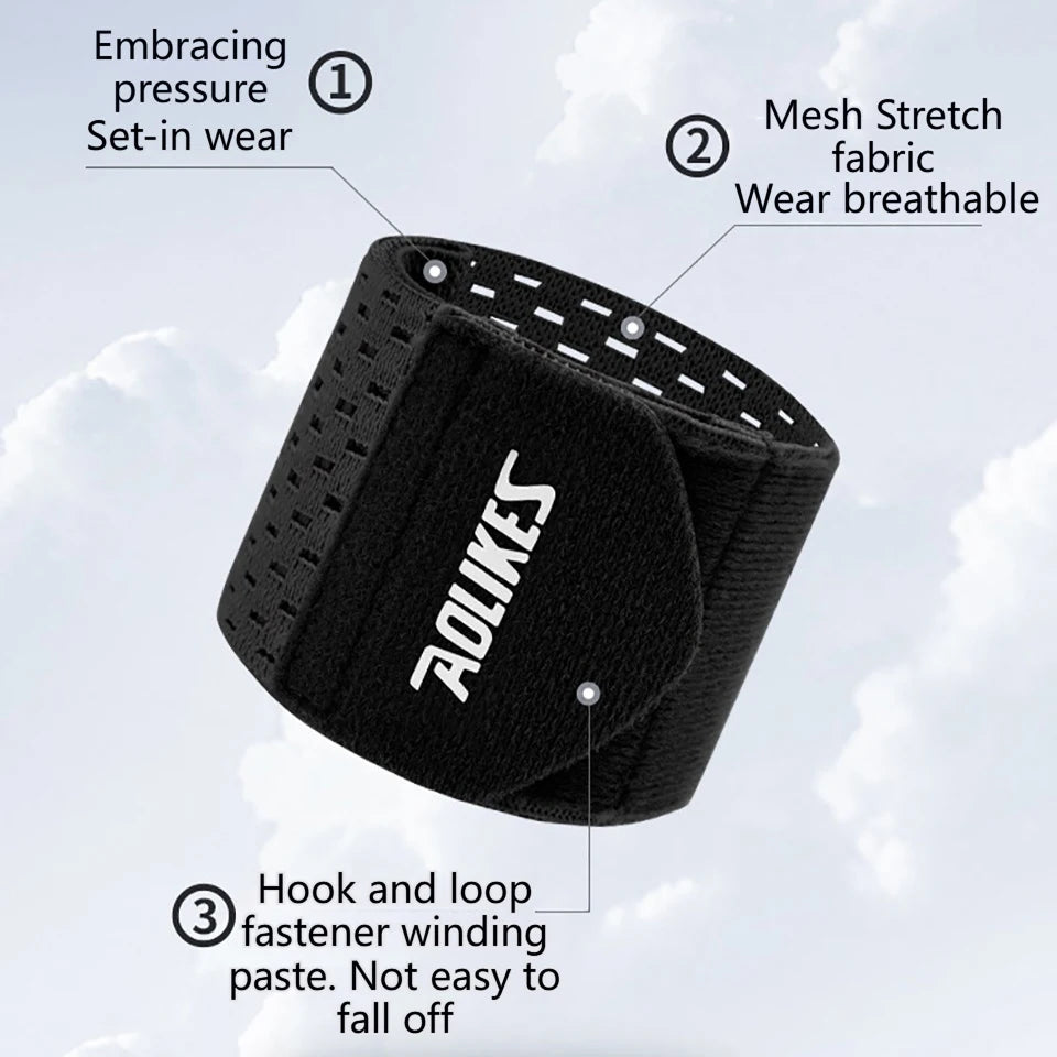 AOLIKES Wrist Band Support Sleeve Gym Support Wrist Brace Wrap Breathable Elastic Compression Bandage Hand Sport Wristband