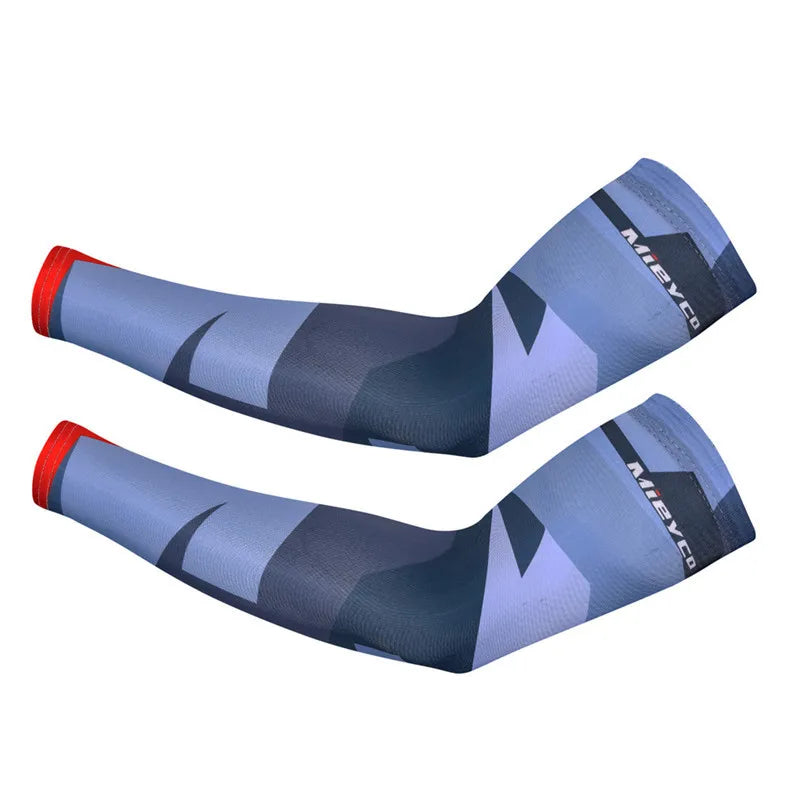 Breathable Quick Dry Oversleeve Women Cycling Arm Warmers Bicycle Covers Cuff UV Protection Men Running Sports Climb Arm Sleeves