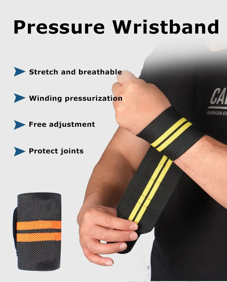 1PC/2PCS Adjustable Wrist Strap Men And Women Elastic Wristband and Wrist Fixers of Athletes Powerlifting Wrist Strap