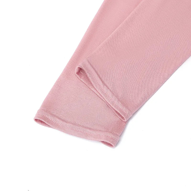 Islamic Cothing Lady Arm Sleeves Women Cotton Cover UV Sun Protection Muslim Fashion Modal Base Soft Stretch Ice Sleeve