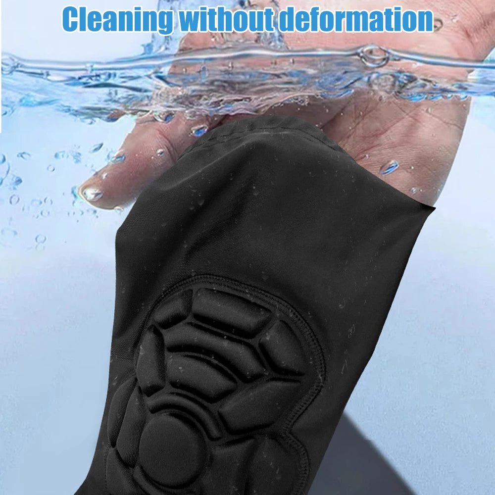 1Pcs Basketball Honeycomb Knee Pad & Elbow Pads for Men & Women, Hiking & Cycling Sports Leg Compression Sleeves