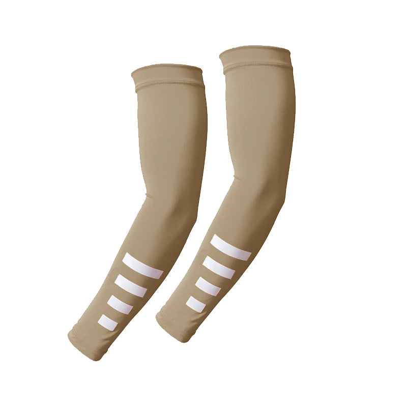 UV Reflective Strap Arm Sleeves Cooling Sun Protection Arm Cuff Sunscreen Breathable Quick-drying Ice Silk Sleeves Arm Guard