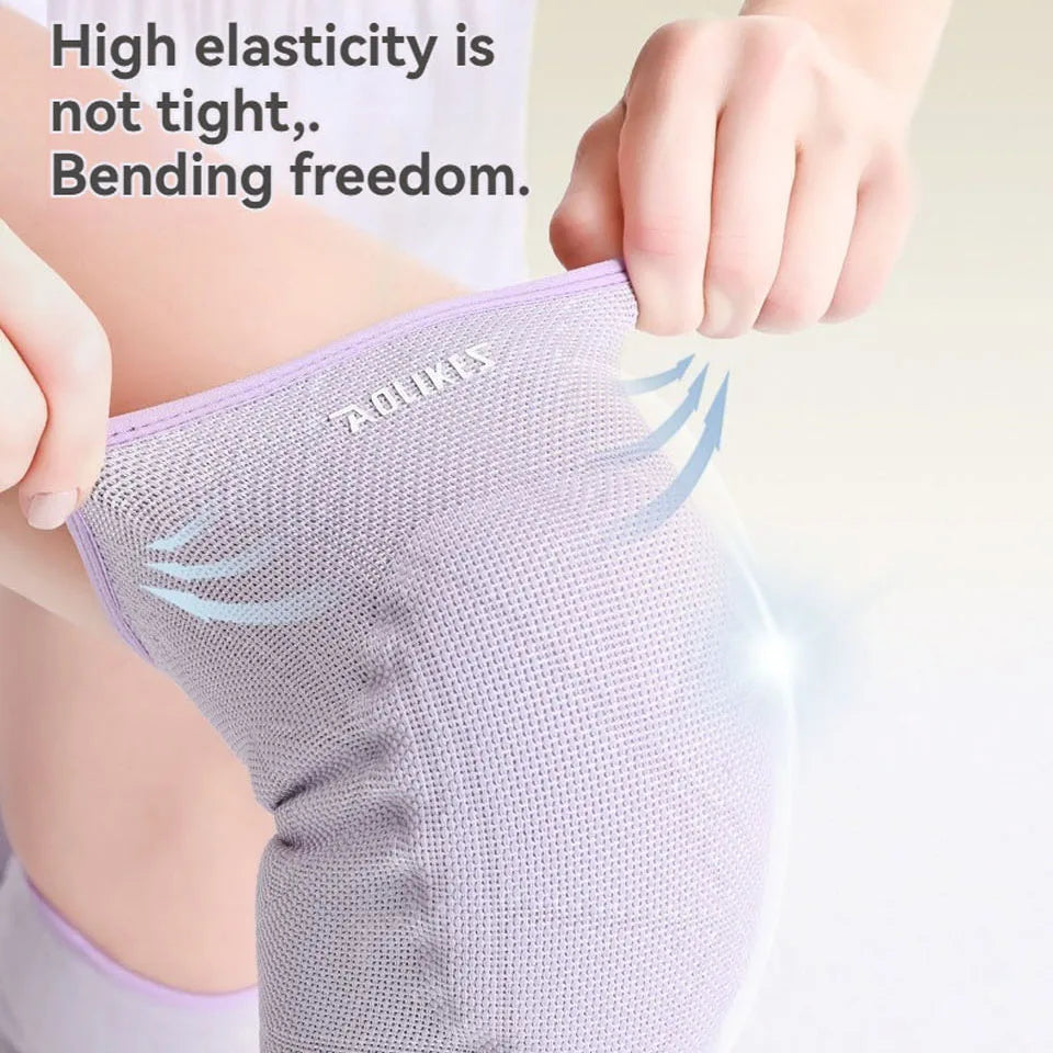 AOLIKES Knee Pads Volleyball Kids Youth Adults Dance Knee Pad Soft Stretchy Knee Brace Breathable Knee Protector for Basketball