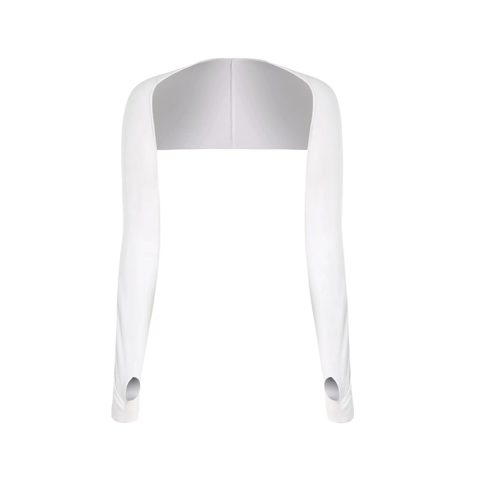 One-piece Ultra-thin Shawl Arm Sleeves Ice Silk Long Gloves Breathable Sun Protection Anti UV Hand Cover Warmer Outdoor Sports