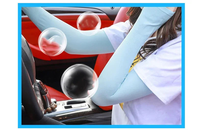 1Pair  Compression Arm Sleeves for Men and Women-Football Sleeves,Covers for Sun Protection,Volleyball,Working Out