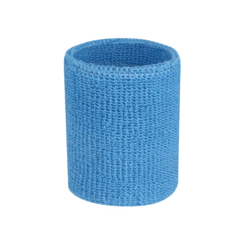 1PC Colorful Cotton Unisex Sport Sweatband Wristband Wrist Protector Gym Running Sport Safety Wrist Support Brace Wrap Bandage