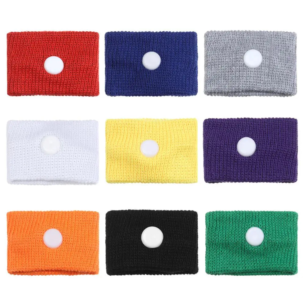 2PCS Sports Safety Wristbands Wrist Support Carsickness Seasick Anti Motion Sickness Wrist Bands Anti Nausea Wristbands