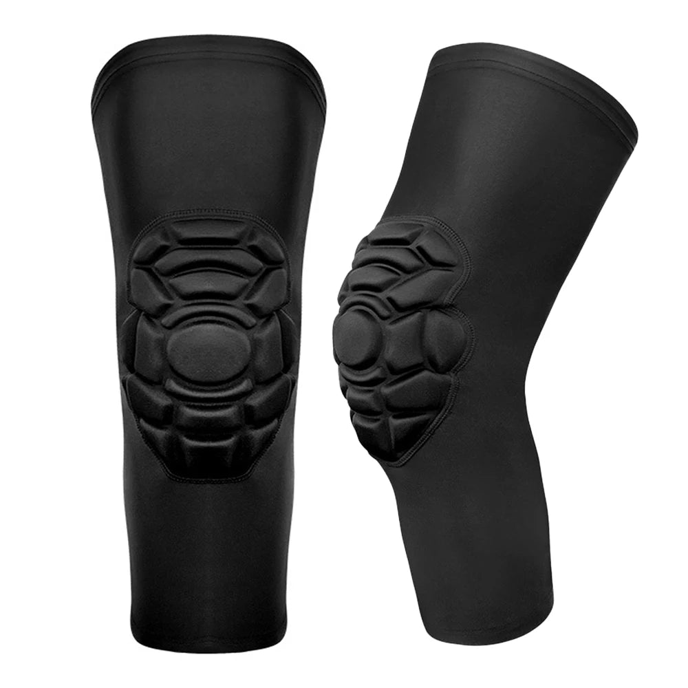 1Pcs Basketball Honeycomb Knee Pad & Elbow Pads for Men & Women, Hiking & Cycling Sports Leg Compression Sleeves