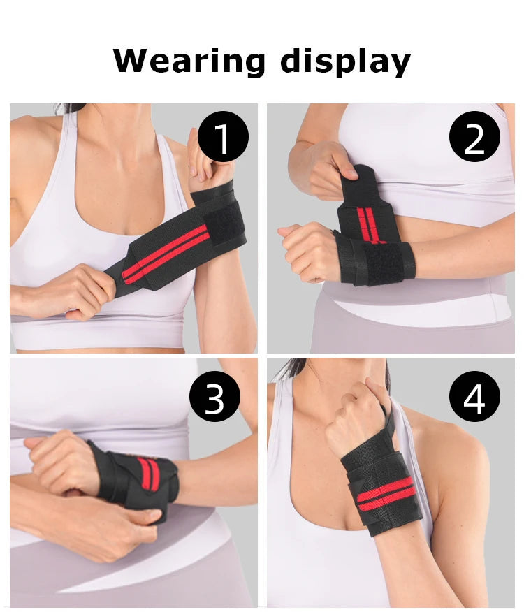 1PC/2PCS Adjustable Wrist Strap Men And Women Elastic Wristband and Wrist Fixers of Athletes Powerlifting Wrist Strap