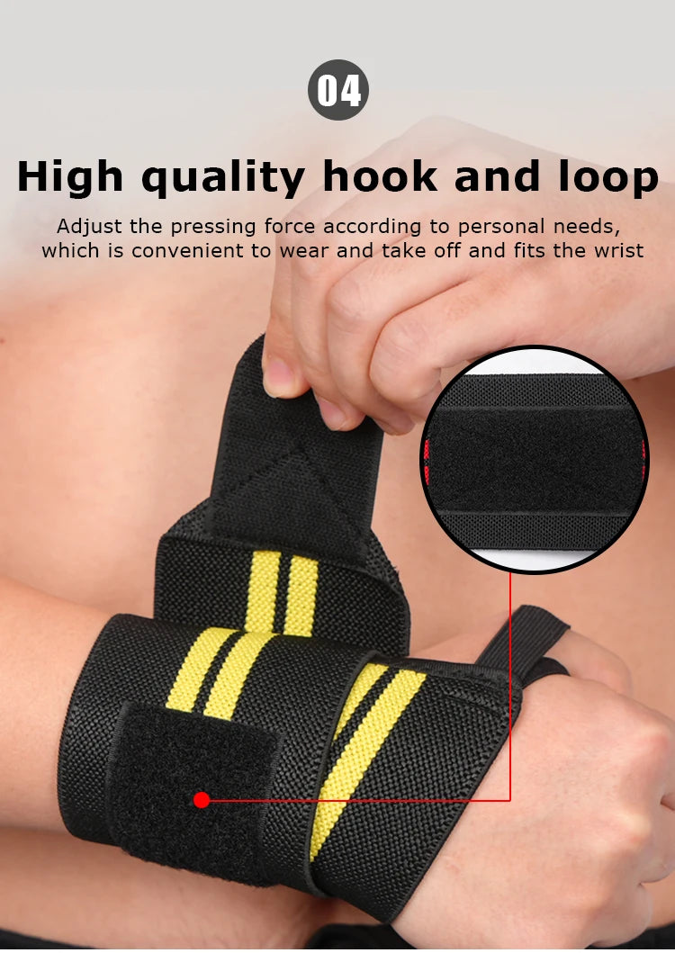 1PC/2PCS Adjustable Wrist Strap Men And Women Elastic Wristband and Wrist Fixers of Athletes Powerlifting Wrist Strap