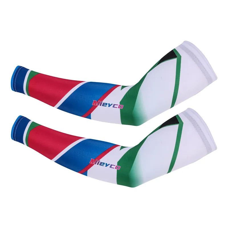 Breathable Quick Dry Oversleeve Women Cycling Arm Warmers Bicycle Covers Cuff UV Protection Men Running Sports Climb Arm Sleeves