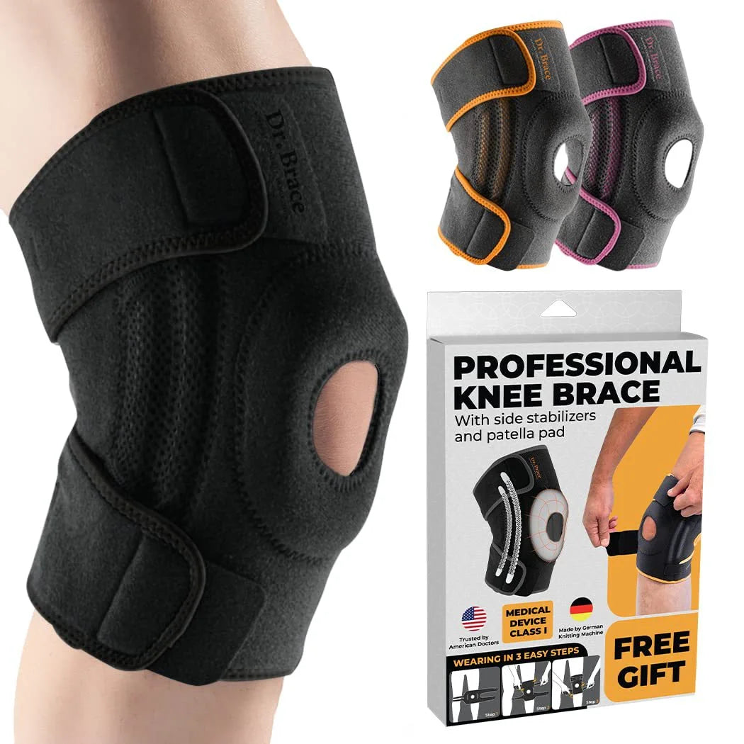 1pcs knee brace, hiking, outdoor running, cycling, men's and women's non slip spring support knee joint protection equipment