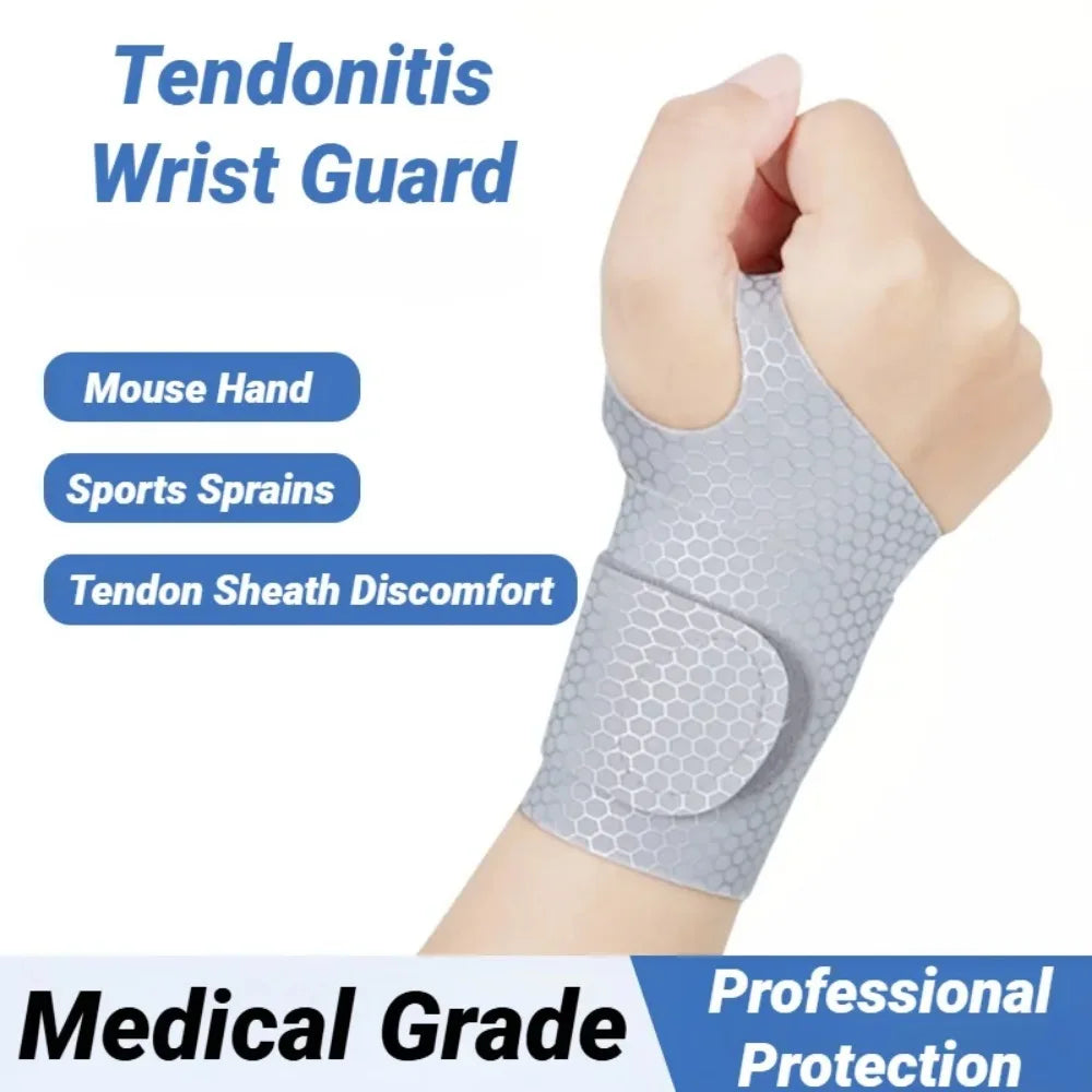 Adjustable ultra-thin wristband  Helps relieve sprain pain  Breathable support