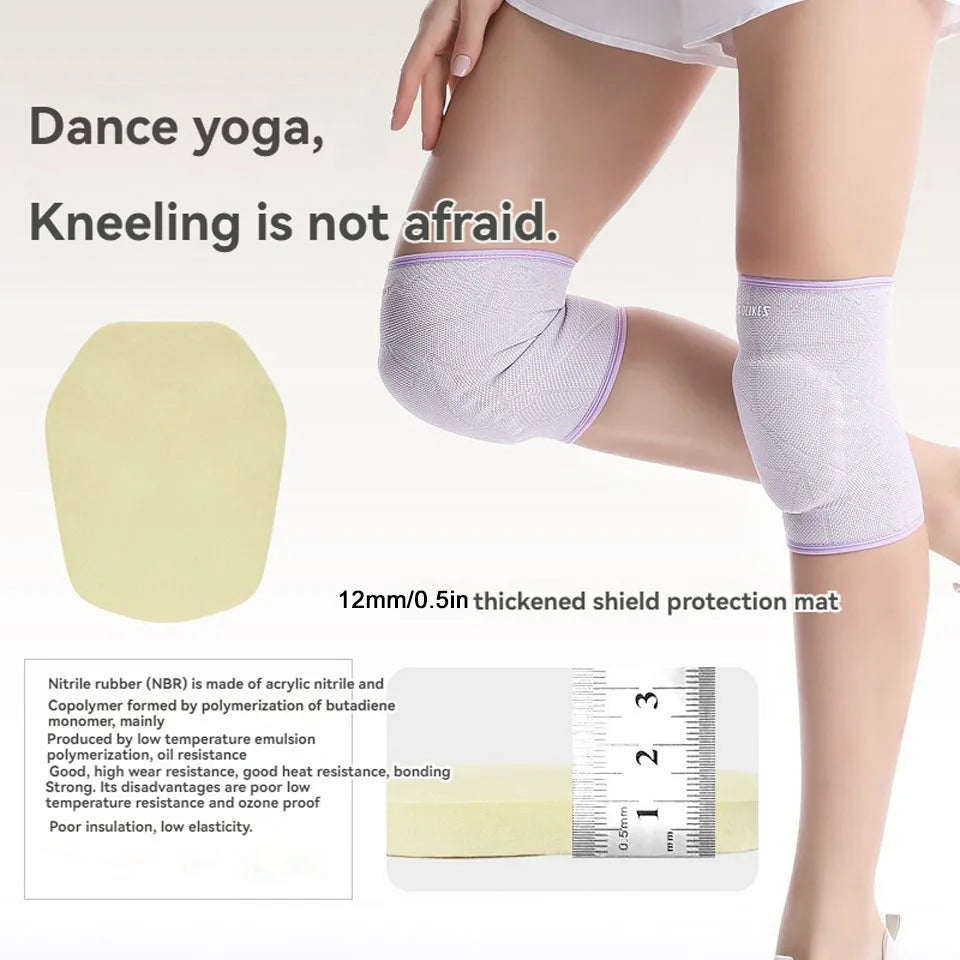 AOLIKES Knee Pads Volleyball Kids Youth Adults Dance Knee Pad Soft Stretchy Knee Brace Breathable Knee Protector for Basketball