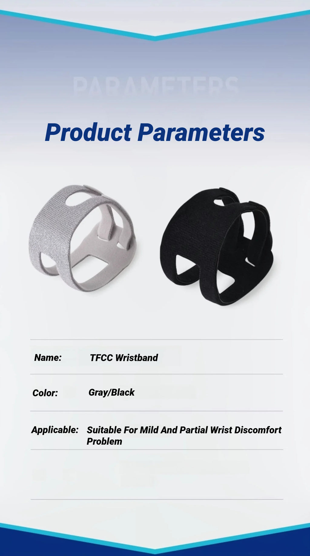 TFCC Adjustable Wrist Brace With Compression Rring Pad For Tear Support Weight Bearing Strain Exercise Fitness Wristbands Carpel