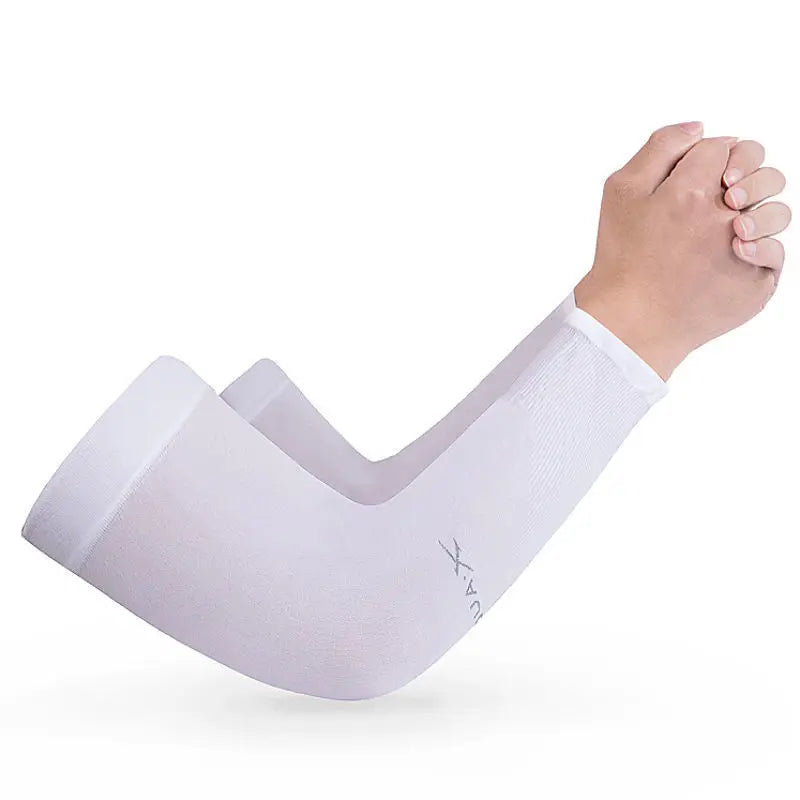 2PCS Arm Sleeves Warmers Sports Sleeve Sun UV Protection Hand Cover Cooling Warmer Running Fishing Cycling Summer Cooling