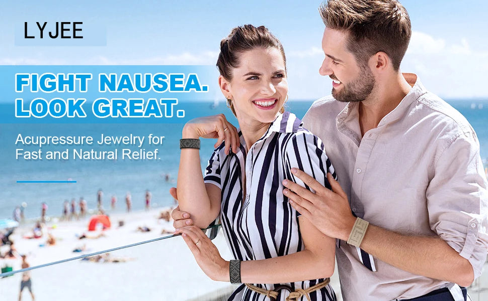 Motion Sickness Bands for Adults Sea Sickness Wristbands for Cruise Morning Sickness Bands for Pregnant Nausea Relief Bands