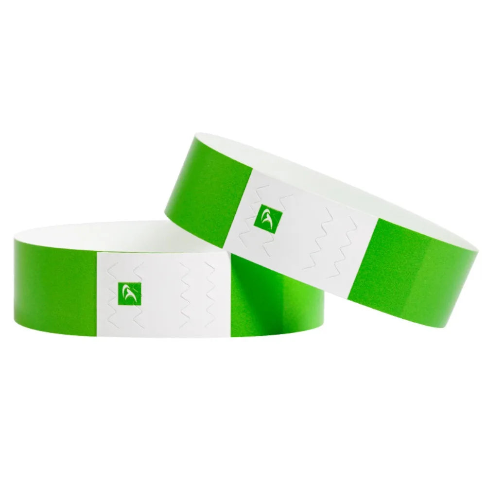 100Pcs Paper Tyvek Wristbands Waterproof Party Synthetic Paper Wrist Playground Multipurpose Bracelets ID Wrist Bands