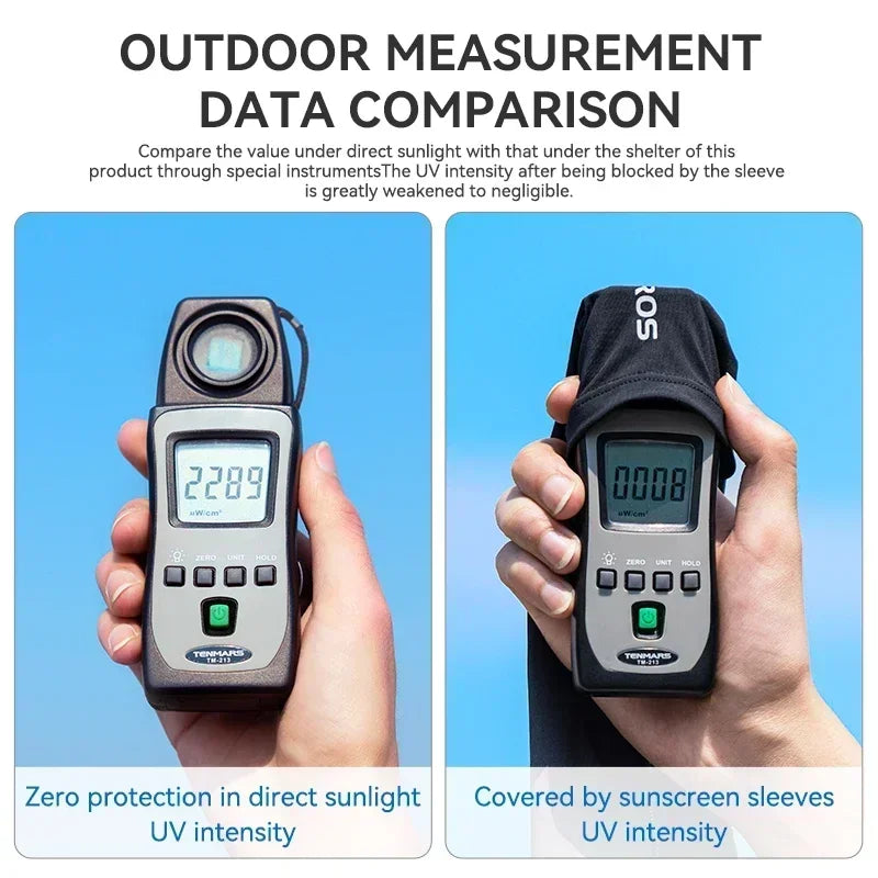 ROCKBROS Arm Sleeves Gradient Color Running Fishing Sunscreen Sleeve Summer Cool Quick Dry Breathable Ice Silk Cycling Equipment