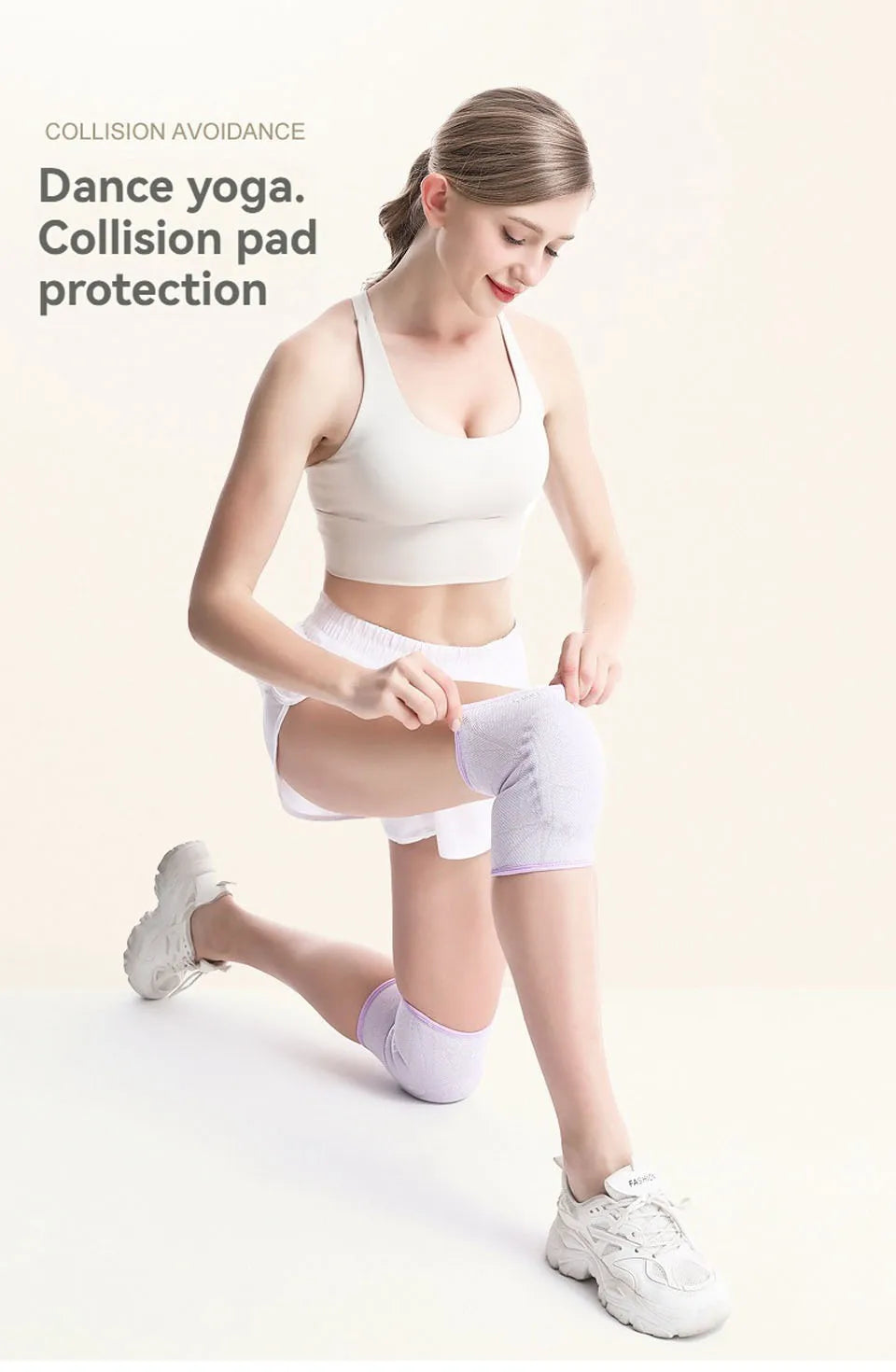 AOLIKES Knee Pads Volleyball Kids Youth Adults Dance Knee Pad Soft Stretchy Knee Brace Breathable Knee Protector for Basketball