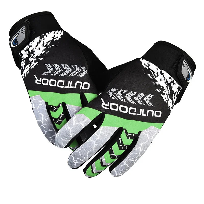 Cycling Motorbike Gloves Men Breathable Non-slip Guantes Moto Bicycle Women Touch Screen Alpine Gloves MTB Fitness Full Finger