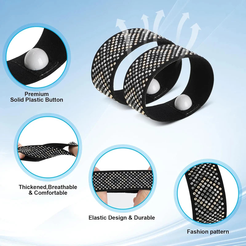 Motion Sickness Bands for Adults Sea Sickness Wristbands for Cruise Morning Sickness Bands for Pregnant Nausea Relief Bands