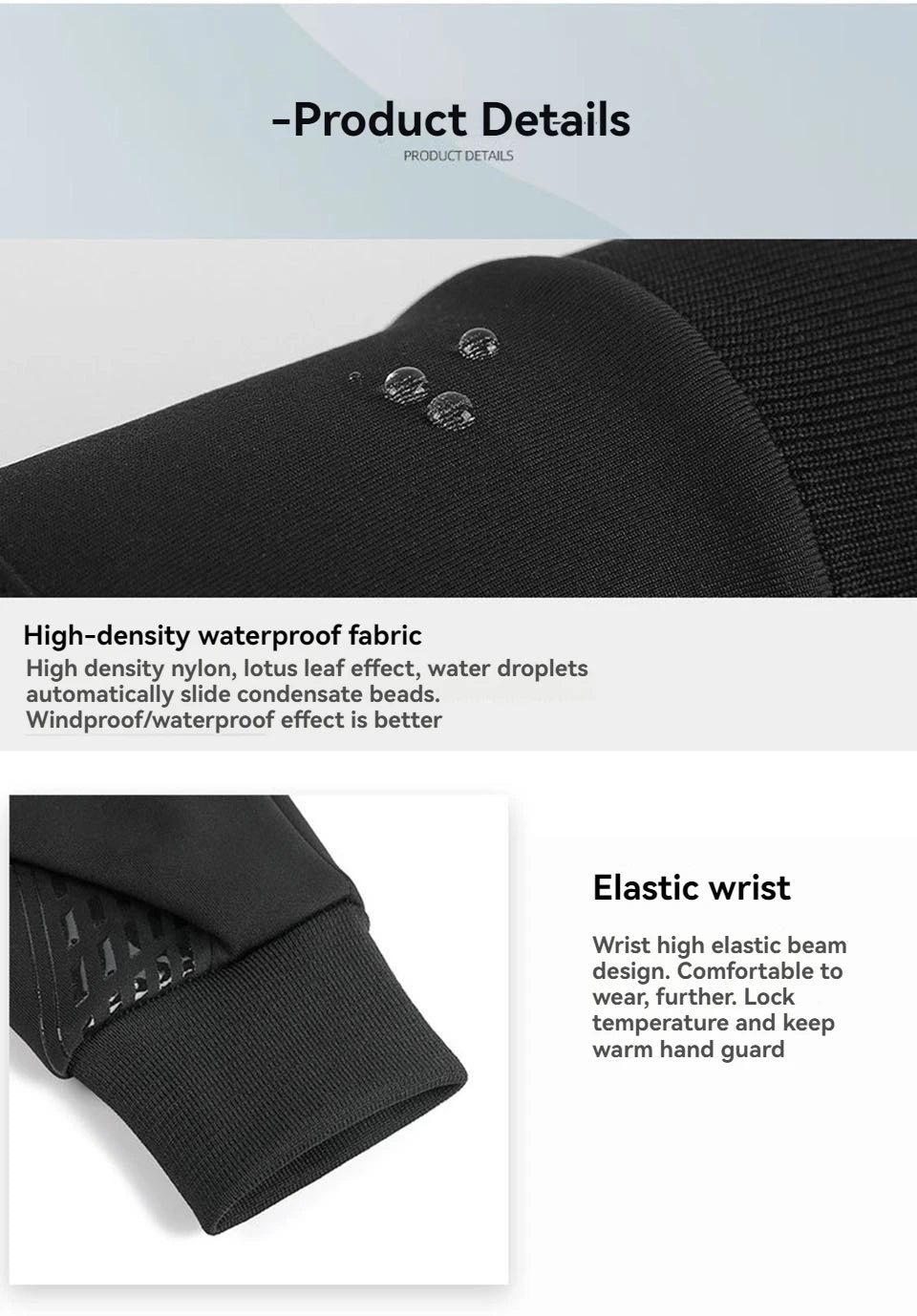 GTUBIKE Cycling Gloves for Men Women Motorcyclist Autumn Winter Warm Camping Gloves Ski Bicycle Velvet Touch Screen Waterproof