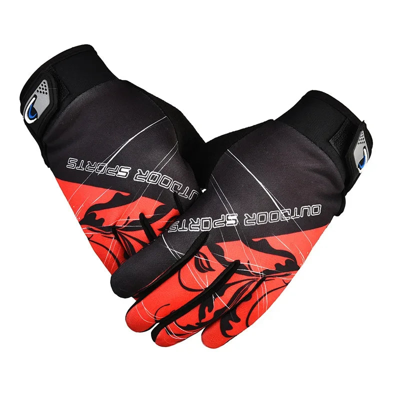Cycling Motorbike Gloves Men Breathable Non-slip Guantes Moto Bicycle Women Touch Screen Alpine Gloves MTB Fitness Full Finger