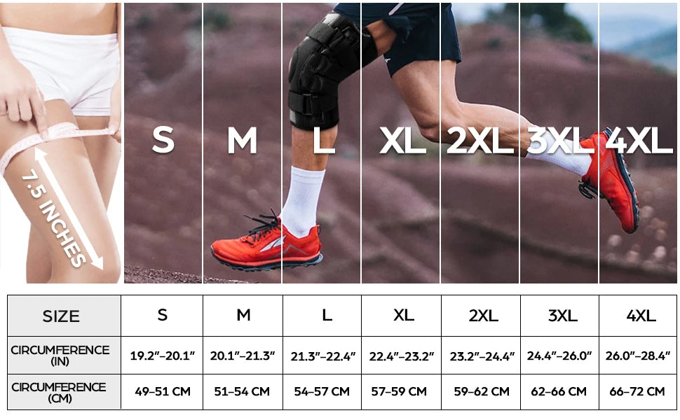 NEENCA Hinged Knee Brace Support for Knee Pain with Side Stabilizers&Gel Pad Arthritis Meniscus Tear Knee Pain Relief, ACL, PCL