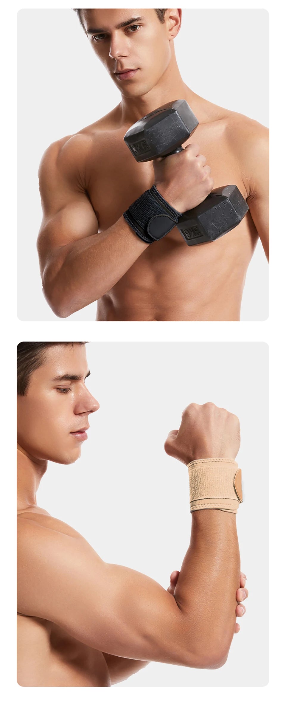 1Pcs Sport Wristband Wrist Brace Wrap Bandage Support Sprain Protection Wrist Tendon Sheath Brace Fitness Badminton Wrist Strap