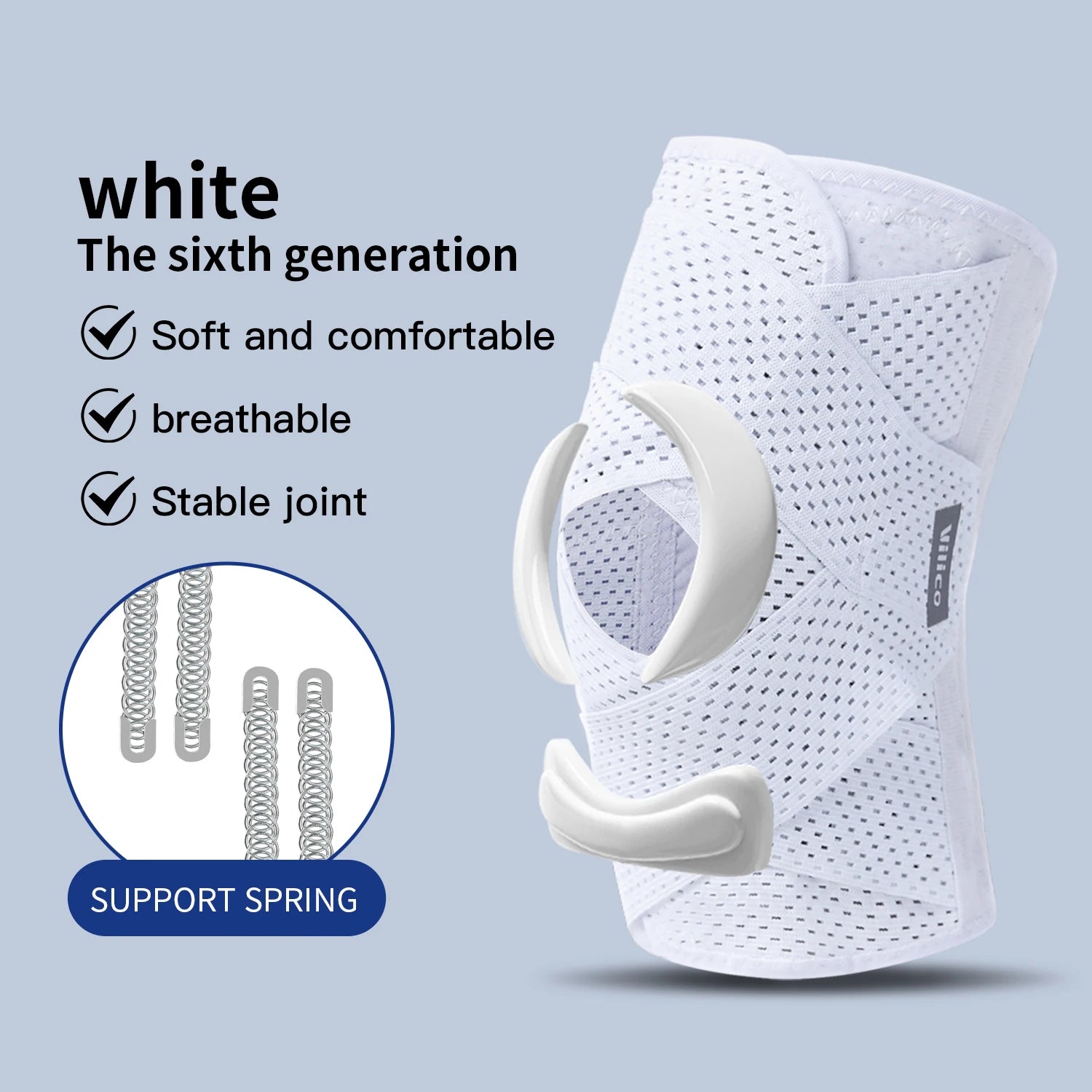 Sports Kneepad Pressurized Elastic Knee Pads Knee Support Joints Protector Fitness Gear Injury Recovery Brace Protector Non-Slip