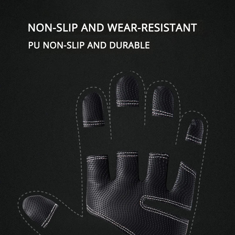 Motorcycle Gloves Winter Thermal Fleece Lined Winter Cold-proof Full Finger Military Glove Waterproof Riding Accesso
