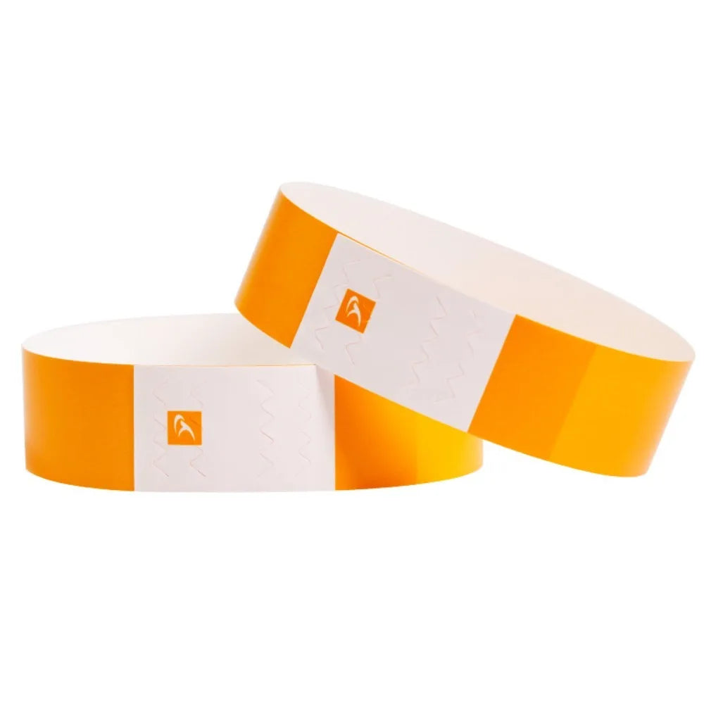 100Pcs Paper Tyvek Wristbands Waterproof Party Synthetic Paper Wrist Playground Multipurpose Bracelets ID Wrist Bands