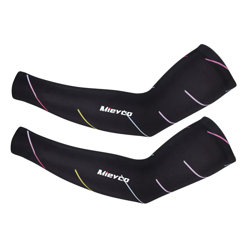 Breathable Quick Dry Oversleeve Women Cycling Arm Warmers Bicycle Covers Cuff UV Protection Men Running Sports Climb Arm Sleeves