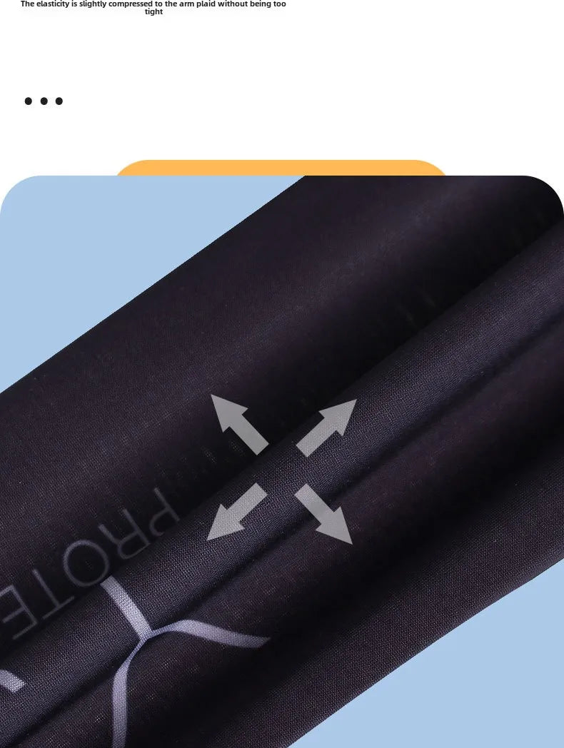 1Pair Summer Arm Sleeves for Running Outdoor Cycling Driving Breathable Ice Silk Elastic Sun Protection Men Women Arm Cover