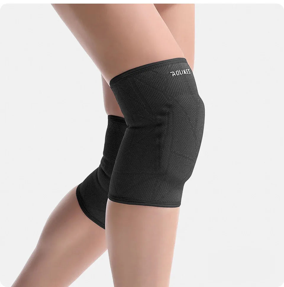 AOLIKES Knee Pads Volleyball Kids Youth Adults Dance Knee Pad Soft Stretchy Knee Brace Breathable Knee Protector for Basketball