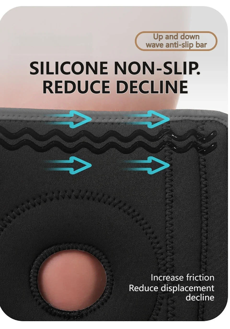 1PCS Knee Brace for Women & Men with Side Stabilizers, Patella Knee Brace for Knee Support for Running, Basketball hikking