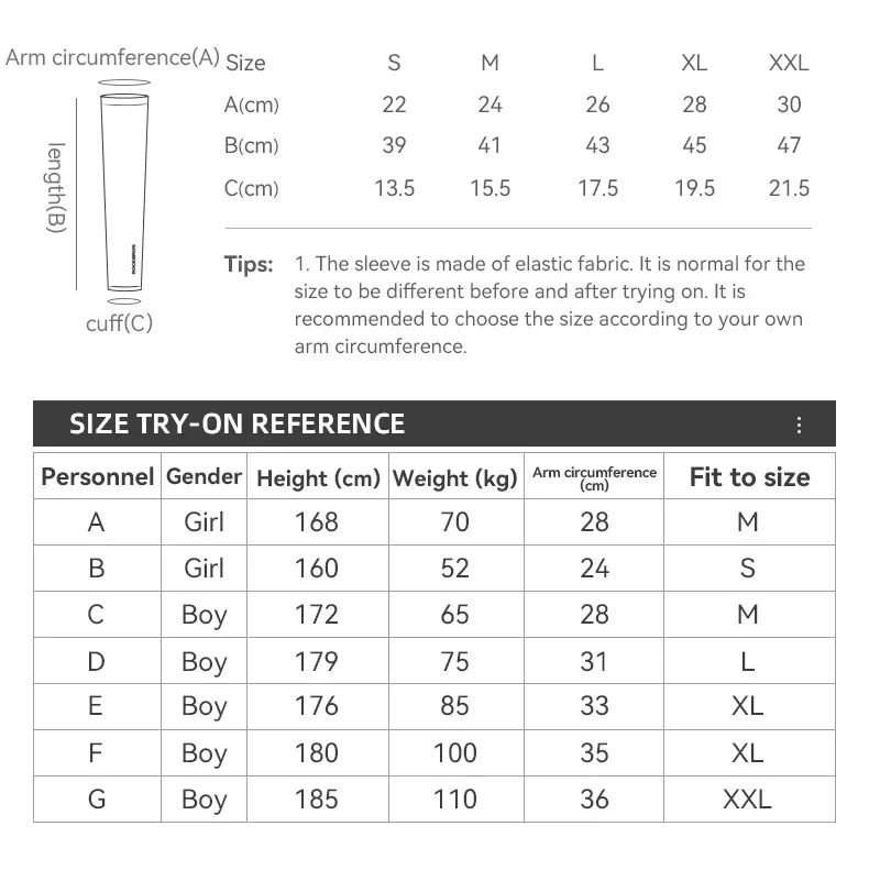 ROCKBROS Arm Sleeves Gradient Color Running Fishing Sunscreen Sleeve Summer Cool Quick Dry Breathable Ice Silk Cycling Equipment