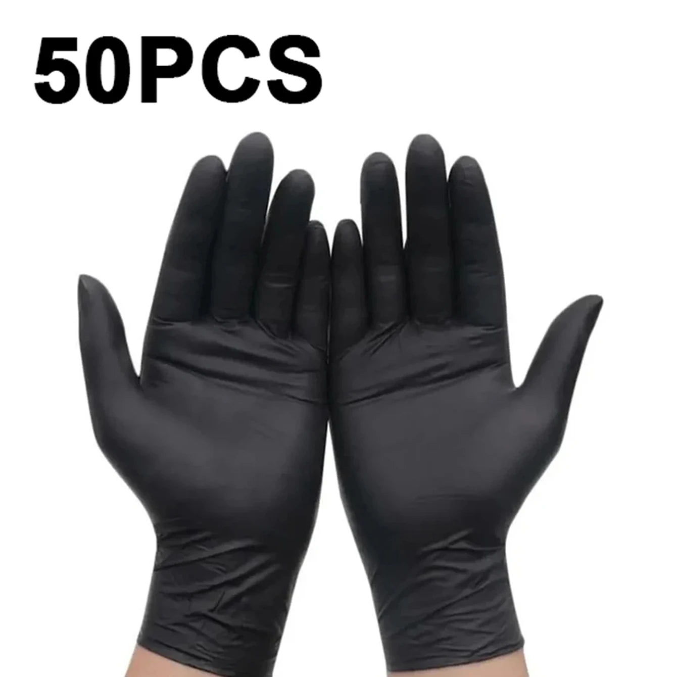 100/50/20PCS Light Pink White Disposable Nitrile Gloves Waterproof Anti-static Durable Light Pink Gloves Kitchen Cooking Tools