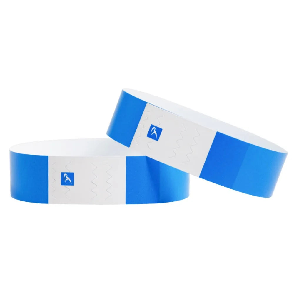 100Pcs Paper Tyvek Wristbands Waterproof Party Synthetic Paper Wrist Playground Multipurpose Bracelets ID Wrist Bands