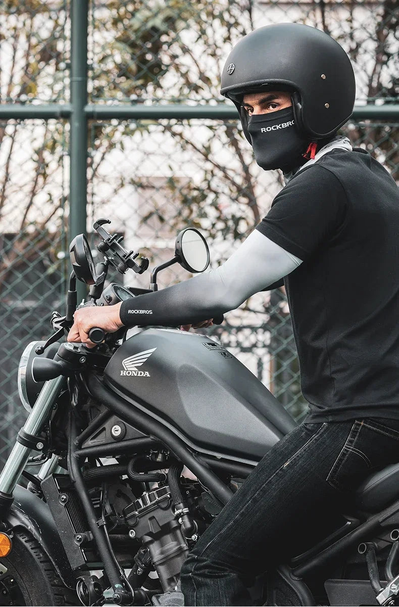 ROCKBROS Arm Sleeves Gradient Color Running Fishing Sunscreen Sleeve Summer Cool Quick Dry Breathable Ice Silk Cycling Equipment