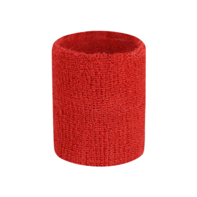1PC Colorful Cotton Unisex Sport Sweatband Wristband Wrist Protector Gym Running Sport Safety Wrist Support Brace Wrap Bandage