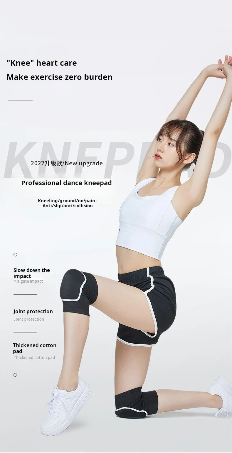 Protective Sports Knee Pads for Men Women, Kids Knees, Knee Braces, Dance, Yoga, Volleyball, Football, Cycling, Tennis, 1Pair