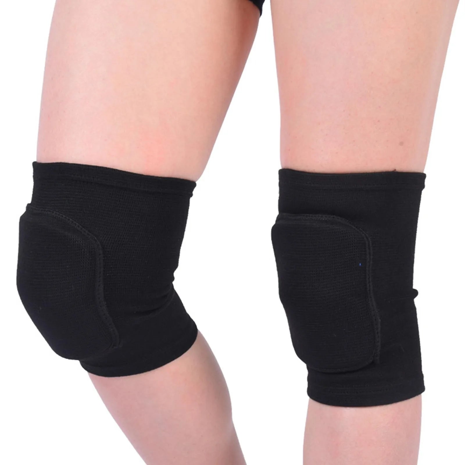2pcs Sports Compression Knee Pads Elastic Knee Protector Thickened Sponge Knee Brace Support for Dancing Workout Training