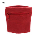 1PC Sports Wristband Purse Bag with Zipper Wrist Protection Absorbent Sleeve Towel Band Outdoor Running Travel Bike Key Pocket