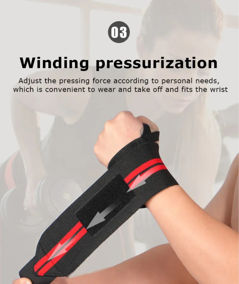 1PC/2PCS Adjustable Wrist Strap Men And Women Elastic Wristband and Wrist Fixers of Athletes Powerlifting Wrist Strap