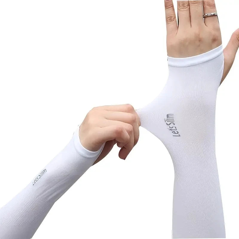 1-5 Pairs Arm Sleeves Summer Sun UV Protection Hand Cover support Running Fishing Cycling Ski Arm Cover Warmers For Men Women