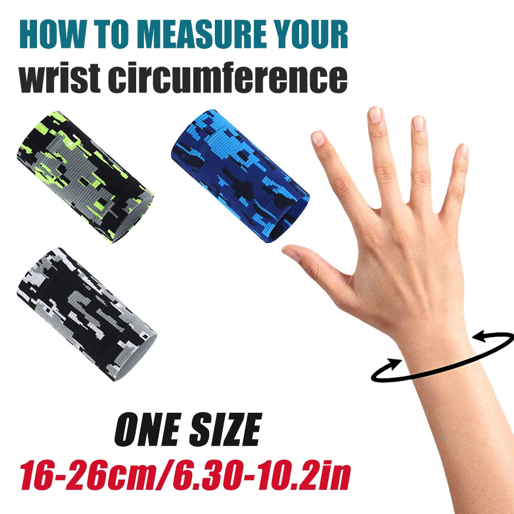 1 Pair Compression Wrist Sleeve Compression Wrist Brace Hand Supports Wrist Wraps Elastic Wristbands for Men and Women Tennis