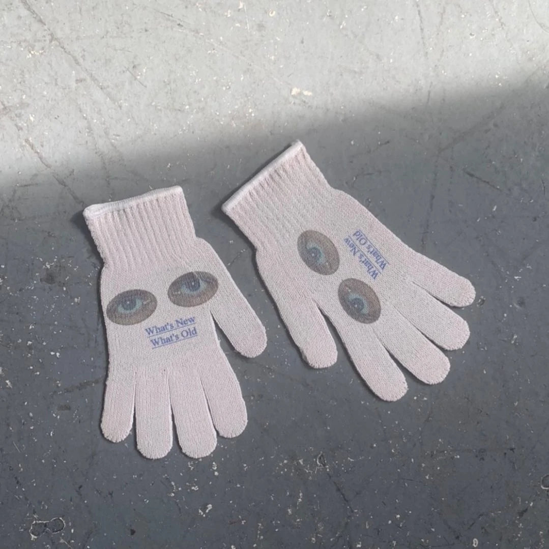 Women Knitted Glove Winter Screen High Fashion Ladies Glove Thicken Warm Compression Men Casual Mitten Y2K figure Pattern Gothic